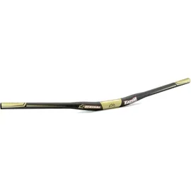 Renthal Fatbar Carbon V2 10 mm lenker - Black / gold - 31.8 mm