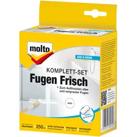 MOLTO Fugen Frisch Komplett-Set weiß 250 ml