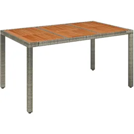 vidaXL Garten-Essgruppe 5-tlg. Grau