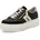 Sneaker Damen Schwarz/Beige 43