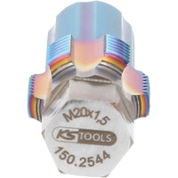 KS Tools Gewindeschneider mit Führungsbolzen für NOX-Sensoren, M20x1,5