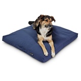 LOOPdogs Hundekorb HUNDELOUNGE - rechteckiges Hundekissen blau 80 cm