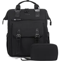 Luxuskollektion Damen Groß Wasserdicht Schwarz mit