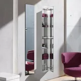 EMCO Asis 2.0 316 cm silber mit LED Beleuchtung