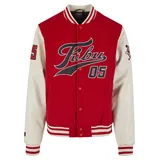 FUBU Varsity Block College Jacke rot M