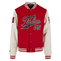 FUBU Varsity Block College Jacke rot M