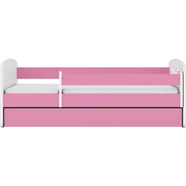 raumhirsch furniture Kinderbett mit Motiv Pferd 80 x 180 cm Holzwerkstoff rosa