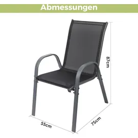 Albatros Kuba Gartenstühle 2er Set