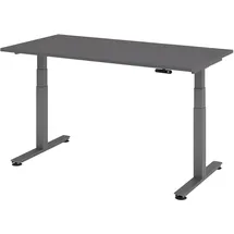 bümö Schreibtisch elektrisch 160 x 80 cm Graphit