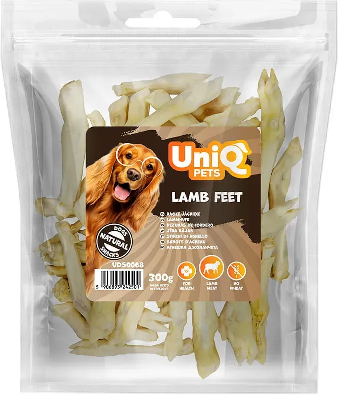UNIQ PETS Hundeleckerli Lammhufe 300g