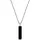 True Rebels Kette mit Anhänger TR346 schwarz/silber