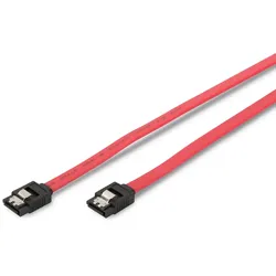 DIGITUS SATA Anschlusskabel, L-Typ, m/ Verschluß Bu/Bu, 0.3m