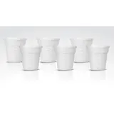 Bialetti Bicchierino, Tasse, Weiss