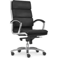 Original Steifensand Bürostuhl Dream Bonded-Leder schwarz mit Armlehnen
