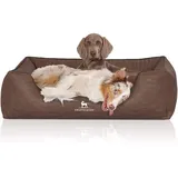 Knuffelwuff Hundebett Columbia XXL 120 x 85 cm braun