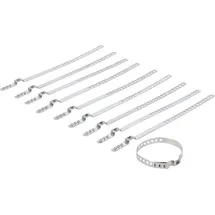 BGS Achsmanschetten-Schellen-Satz Edelstahl rostfrei 7 mm 20 - 50 mm 10-tlg