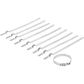 BGS Achsmanschetten-Schellen-Satz Edelstahl rostfrei 7 mm 20 - 50 mm 10-tlg