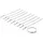 BGS Achsmanschetten-Schellen-Satz Edelstahl rostfrei 7 mm 20 - 50 mm 10-tlg