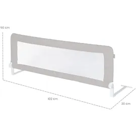 roba Bettschutzgitter Klipp-Klapp 100 cm grau