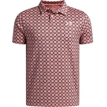 Under Armour Matchplay Printed Polo pink white 603 XL