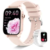 INNOFOVO Smartwatch Damen mit Telefonfunktion, 1,85 Zoll Voll Touchscreen Fitnessuhr Tracker Smartwatches für Damen IP67 Wasserdicht Sportuhr mit Schlafmonitor