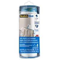 Scotch BlueTM Abdeckfolie mit Abroller transparent 270,0 cm x