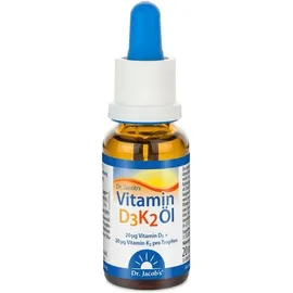 Dr. Jacob's Vitamin D3 K2 Öl Tropfen 20 ml