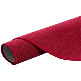 Snapstyle Feinschlingen Velour Teppich Strong Rot Rund