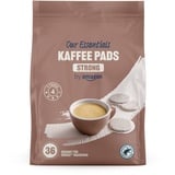 by Amazon Kaffeepads Strong, Geeignet für Senseo Maschinen, Dunkle Röstung, 36 Stück, 1er-Pack