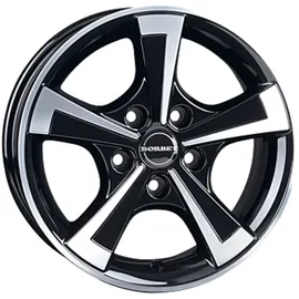 Borbet CWT 6,0 x 15 5 x 112 ET30 MB66,5 Schwarz Poliert