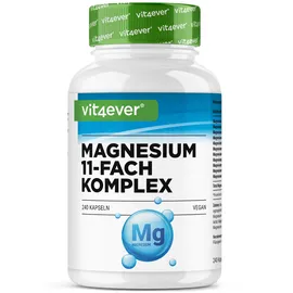Vit4ever Magnesium 11-Fach Komplex Kapseln 240 St.