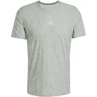 Adidas Ultimate Running Engineered Climacool+ Kurzarm-t-shirt - Silver Green - S