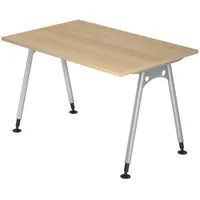 Bümö Schreibtisch Eiche, Nachbildung,Eiche, Rechteckig, 120x72x80 cm, FSC Mix,