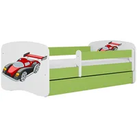 Raumhirsch furniture Kinderbett, Grün, Holzwerkstoff, Holzwerkstoff, 1 Schubladen, 80x180