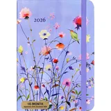Peter Pauper Press 2026 Lavender Wildflowers Weekly Planner (16 months, Sept 2025 to Dec 2026)