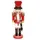 Dekohelden24 Nussknacker Soldat 20 cm Holz rot