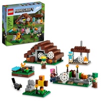 LEGO Minecraft The Abandoned Village Building Kit 21190, Minecraft Zombie Spielzeug-Set, Geschenkidee für Kinder Mädchen Jungen ab 8 Jahren mit Spielfiguren einschließlich Zombies und Zombie-Jäger mit