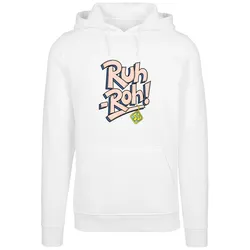 Sweatshirt F4NT4STIC "F4NT4STIC Herren Scooby Doo Ruh-Roh Dog Tag with Heavy Hoody", Herren, Gr. XXL, weiß, 65% Baumwolle, 35% Polyester, unifarben, ohne Ausschnitt, Langarm, Sweatshirts