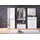 Innostyle Memphis Garderobenschrank 255x192x38 schwarz