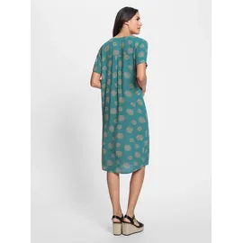 Inspirationen Etuikleid Druck-Kleid Blau 24