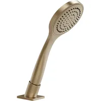 GESSI Rilievo, Brauseschlauchdurchführung mit Handbrause - warm bronze gebürstet