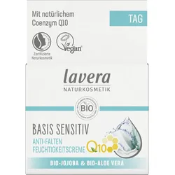 lavera BASIS SENSITIV Anti-Falten Feuchtigkeitscreme Q10