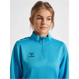 hummel Core XK 1/2-Zip Sweatshirt Damen blue danube XXL