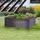 Floraworld Hochbeet Welle 150 x 60 x 60 cm Anthrazit