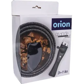 Orion Grande Kombitopf-Set 3-teilig mit Griff 110276 - Schwarz