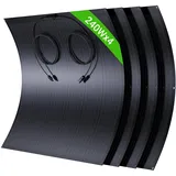 BATENORY 960W Solarpanel Flexibel Monokristallines Solarpanel, 4X 240W Solarmodul mit 3 m Solarkabel, 6-Loch-Montage IP67 Wasserdicht 20V/11A Solarpanel für Balkonkraftwerk, Wohnmobil, Camping,0% MwSt