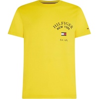 Tommy Hilfiger T-Shirt »ARCH VARSITY TEE«, mit Rundhalsausschnitt, gelb
