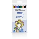 Copic Ciao 5+1 Set "Manga 1", Marker 6 Stück(e) Meißel-/Bürstenspitze Mehrfarbig