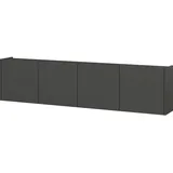 Germania Mehrzweckschrank 183 cm x 45 cm x 25 cm Graphit