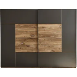 Schwebetürenschrank JUMP - braun